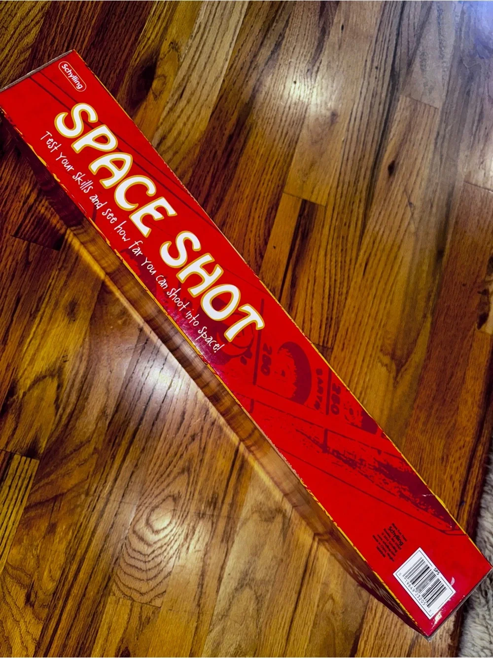 Space Shot Wooden Skill Game - Red Box Like New